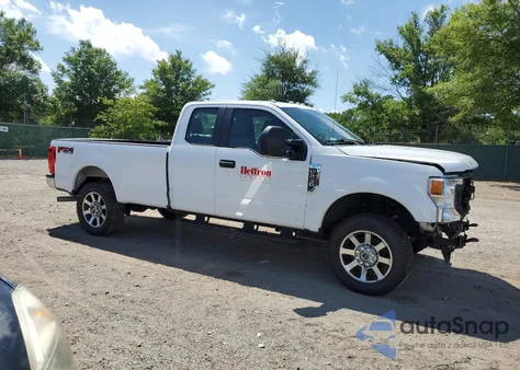 2021 Ford F250 Super Duty из США, поврежденный, VIN 1FT7X2B62MED06097